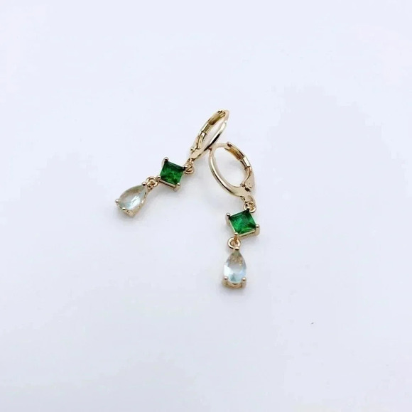 Huggie HOOPS Drop Earrings - Picture 3 of 4